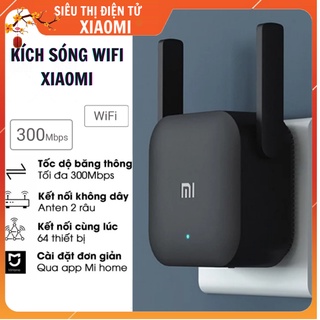 Kích Sóng Wifi Xiaomi Repeater Pro 2 râu ăng ten,phát xuyên tường,thu phát mở rộng,khuếch đại,băng tần rộng [BH 2 Năm]