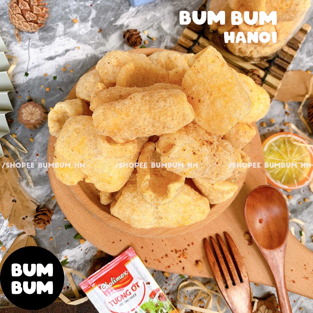 Da heo trứng muối Bumbum, đồ ăn vặt Hà Nội