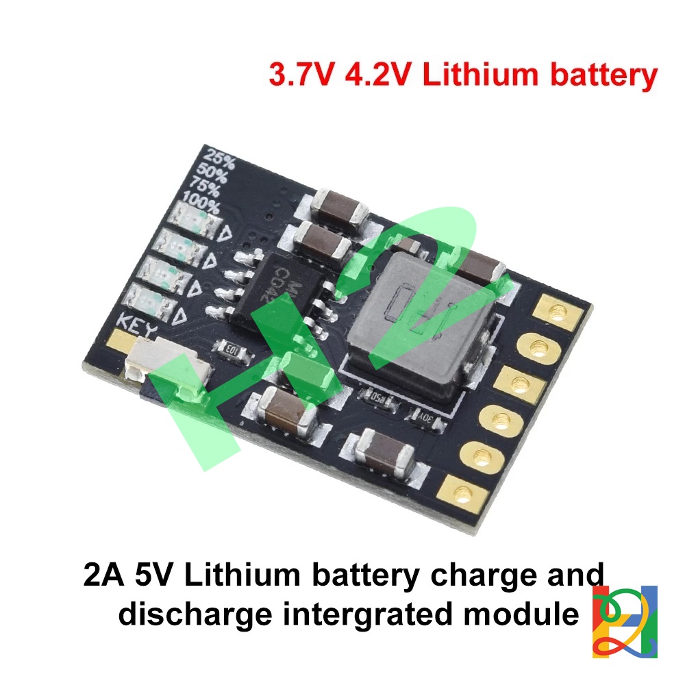 Mạch sạc xả pin lithium 3.7V 18650 và bảo vệ báo dung lượng pin DC 5V 2.1A MH-CD42