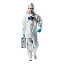 Bộ áo liền quần chống hóa chất cách li SIR 30237 ChemFor Chemical Antistatic Coverall, White Size M-XXL