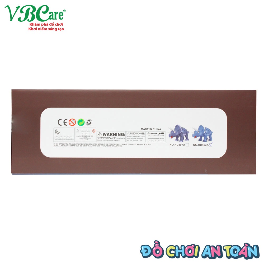 Đồ chơi xếp hình mô phỏng thế giới khủng long nam châm VBC-HD403A