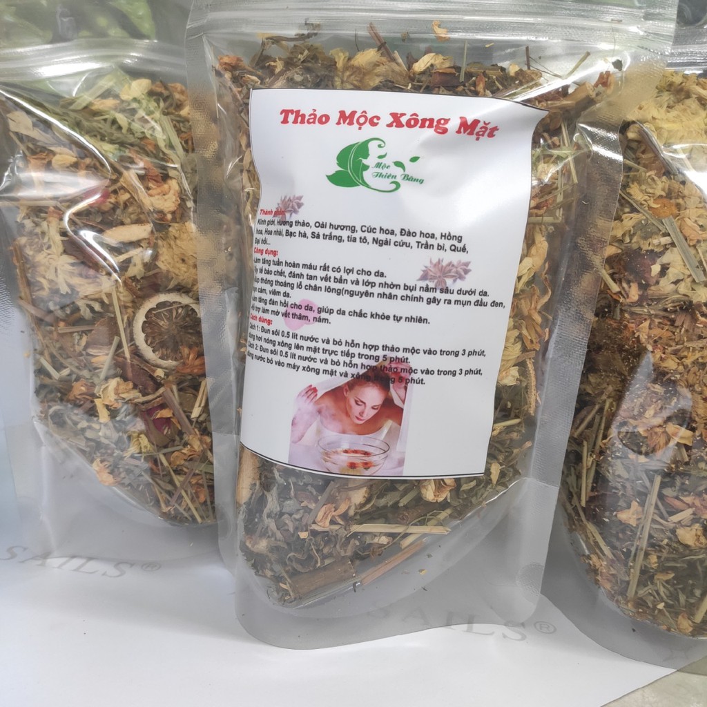 [SALE] Thảo Mộc Xông Mặt gói 100g tiện lợi