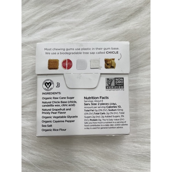 1-Kẹo Simply Gum Chewing Cleanse Grapefruit -Mỹ