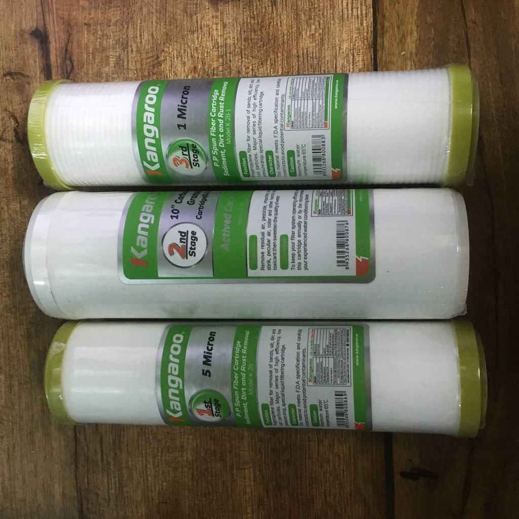Bộ 3 lõi lọc nước Kangaroo chính hãng số 123 | BigBuy360 - bigbuy360.vn