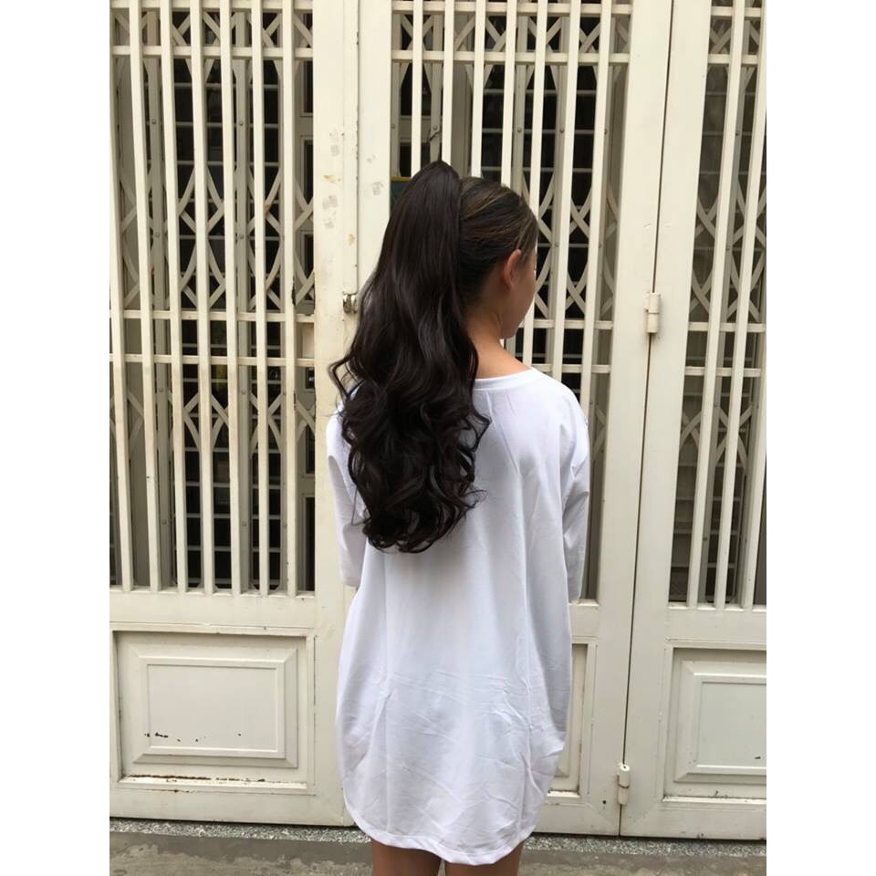 Tóc giả nữ đẹp 55cm ❤ FREESHIP đơn 50K ❤ Tóc ngoạm xoăn dài
