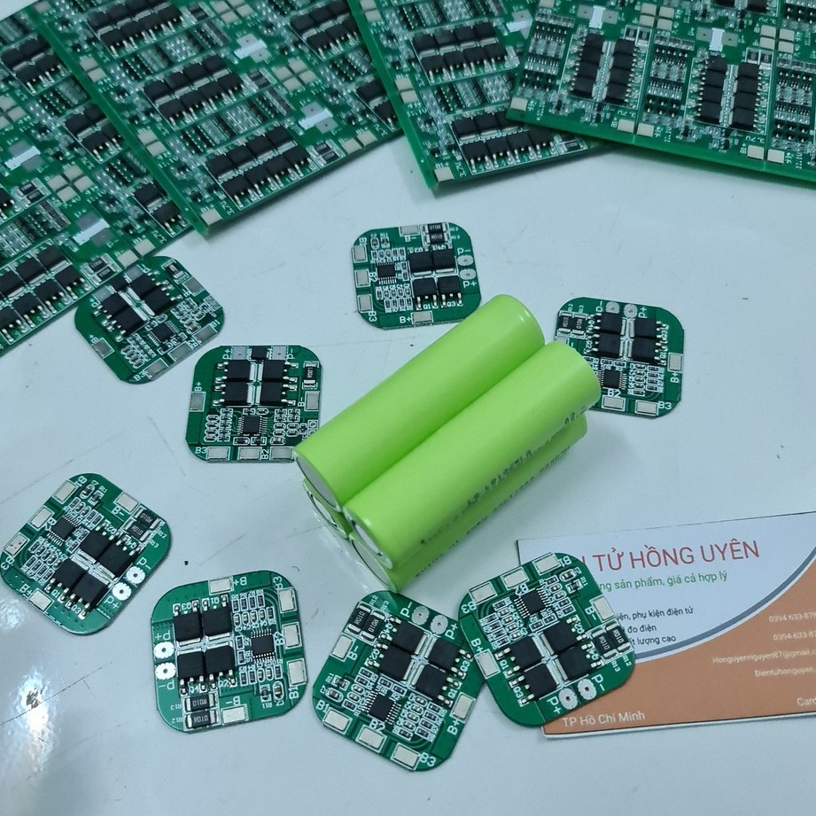 Mạch 4s 20A (Mẫu vip có IC bảo vệ). Mạch bảo vệ sạc xả pin Lithium 4S-16.8V-20A. Chuyên dùng đóng pin máy khoan, bắt vít