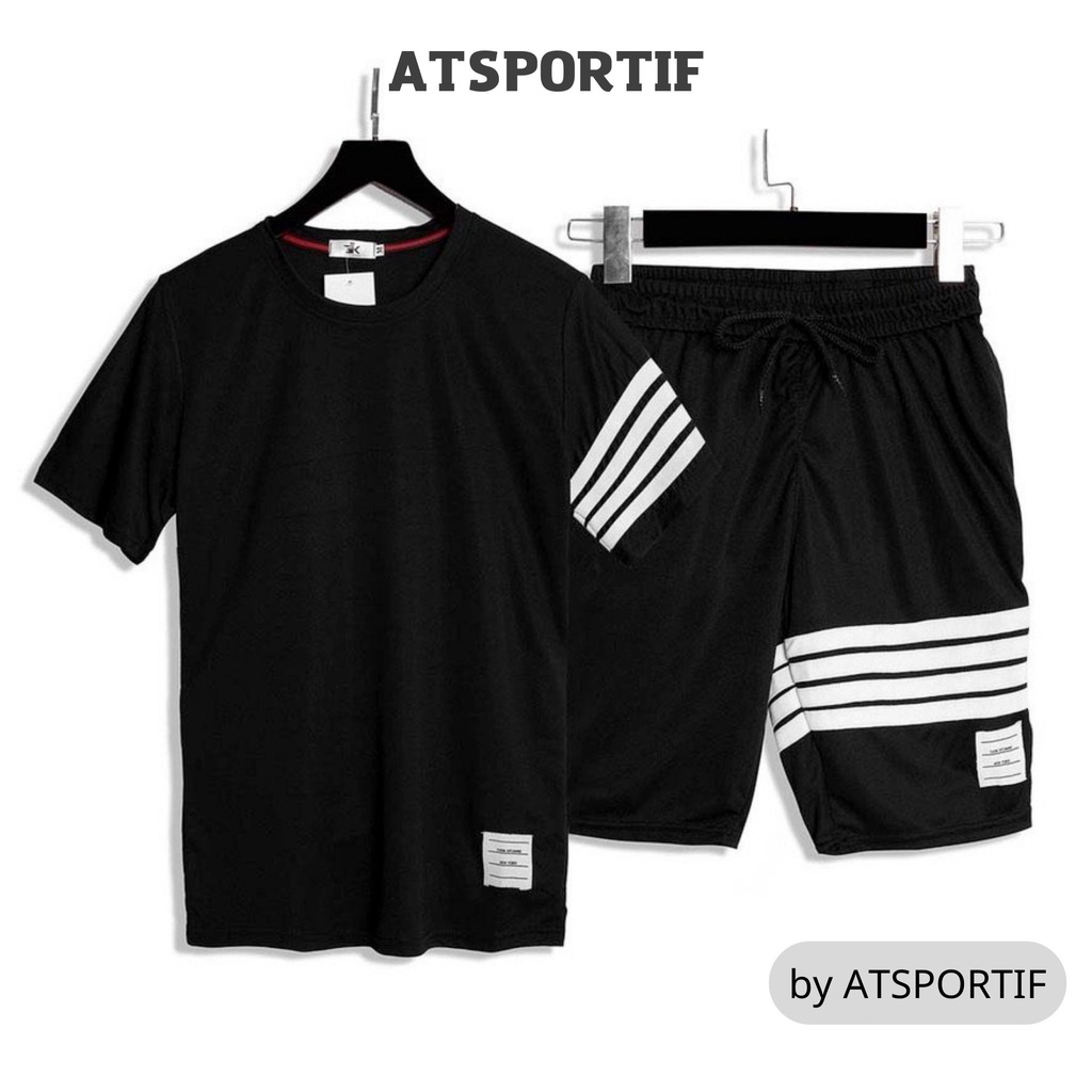 Bộ thể thao nam mặc nhà ATMAN cao cấp ,chất liệu thun lạnh siêu mát ,năng động kẻ tay