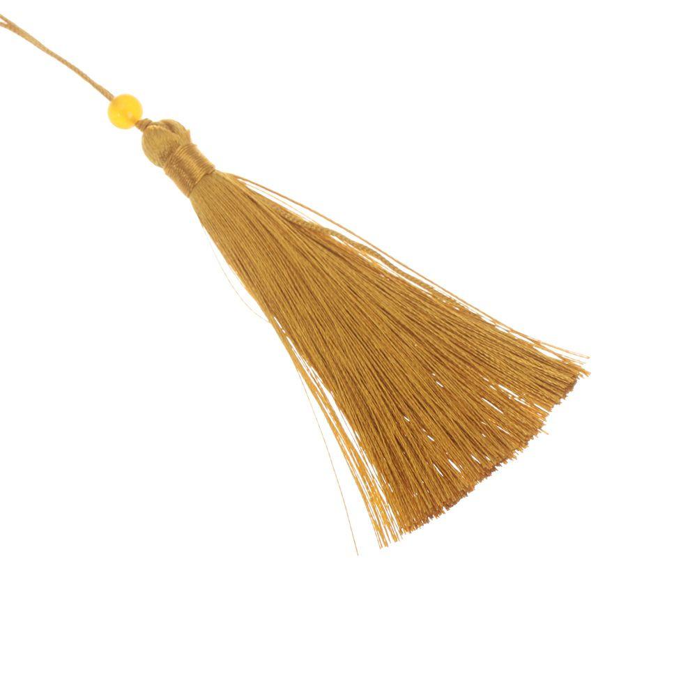 DORAW Thẻ Đánh Dấu Trang Sách Bằng Đồng Thau Họa Tiết Hoa Tua Rua Phong Cách Trung Hoa