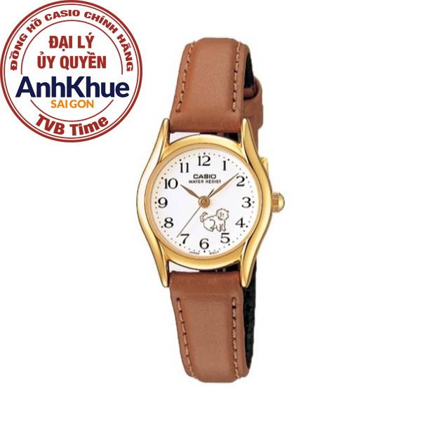 Đồng hồ nữ dây da Casio chính hãng Anh Khuê LTP-1094Q-7B7RDF (23mm)