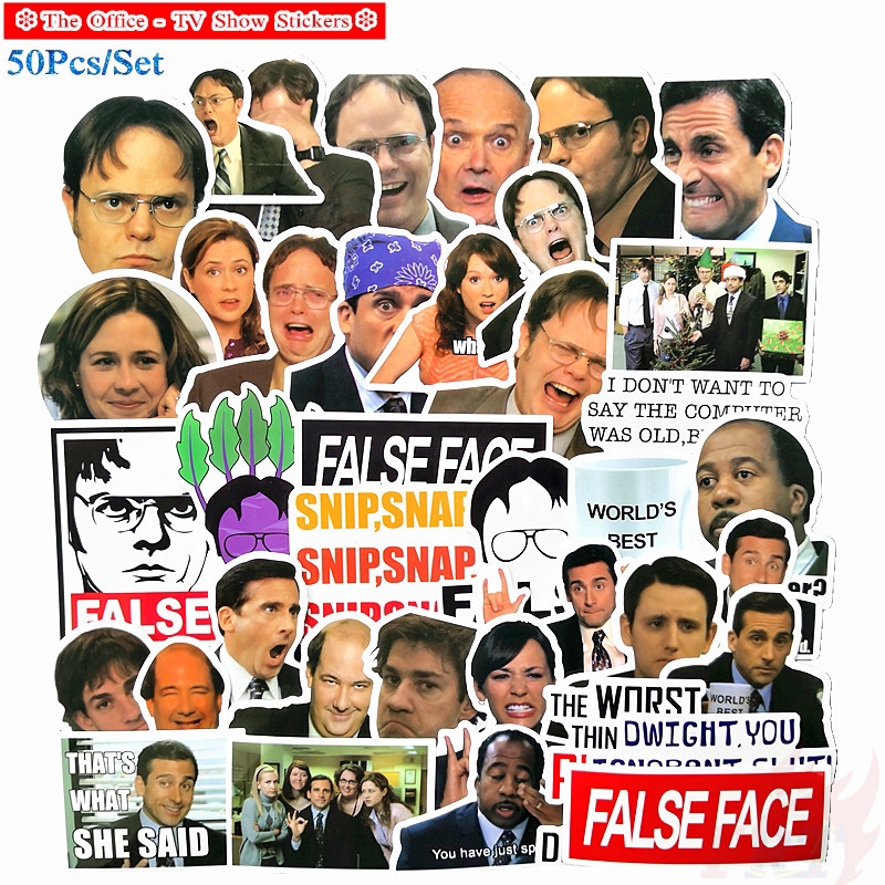 ❉ The Office - Series 06 NBC Hot TV Show Stickers ❉ 50Pcs/Set Fashion DIY Decal Doodle Stickers