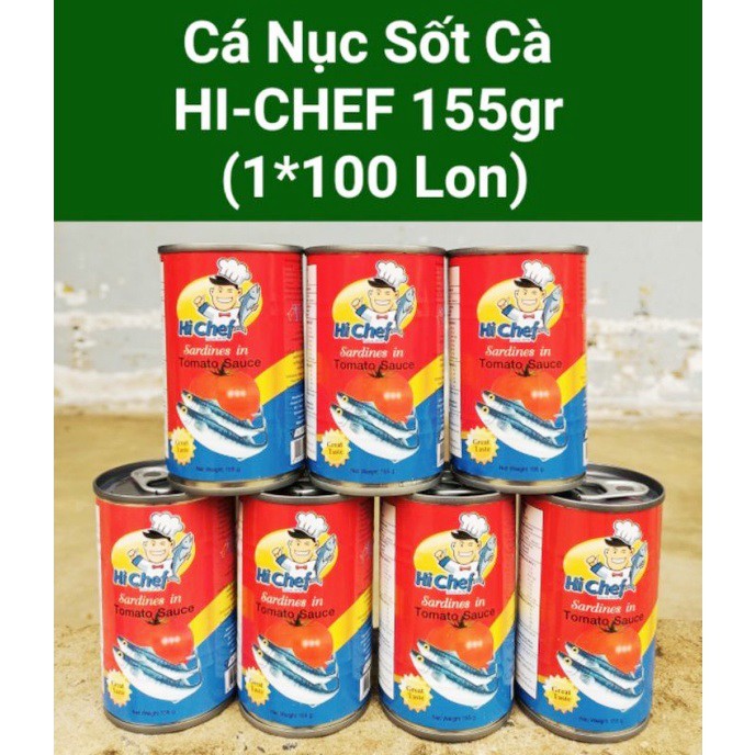 Cá Mòi Sốt Cà Hi Chef Đóng Hộp 155GR Nhập Khẩu Thái Lan ( Combo linh hoạt)