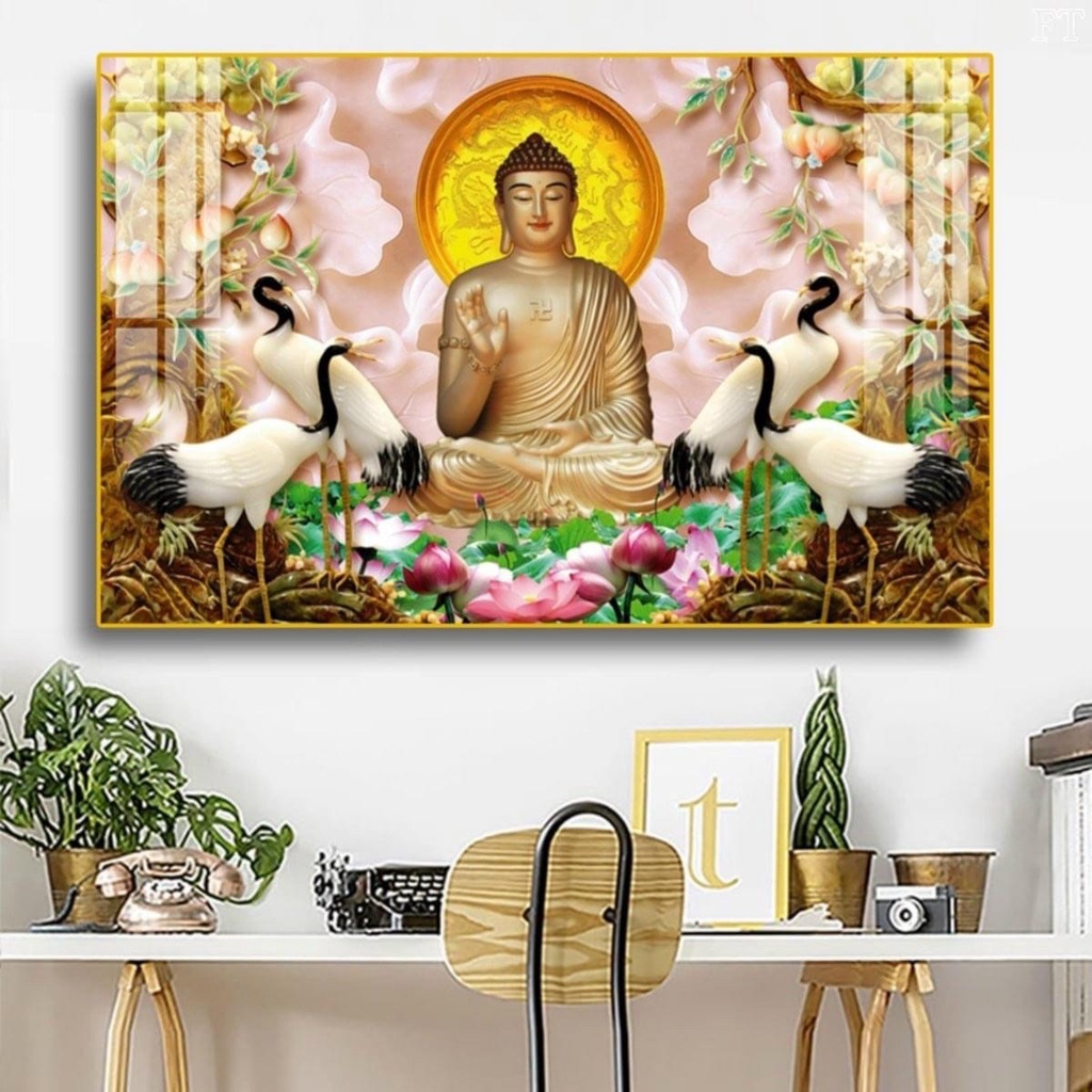 Tranh Treo Tường Trang Trí Nội Thất Hình Tượng Phật