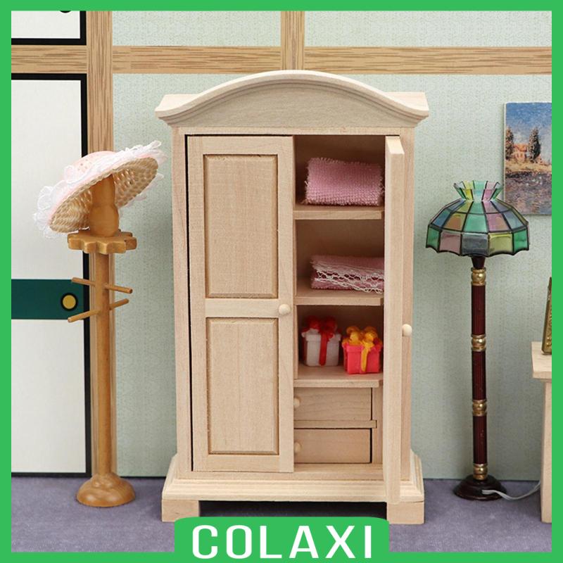 Tủ quần áo mini trang trí cho nhà búp bê