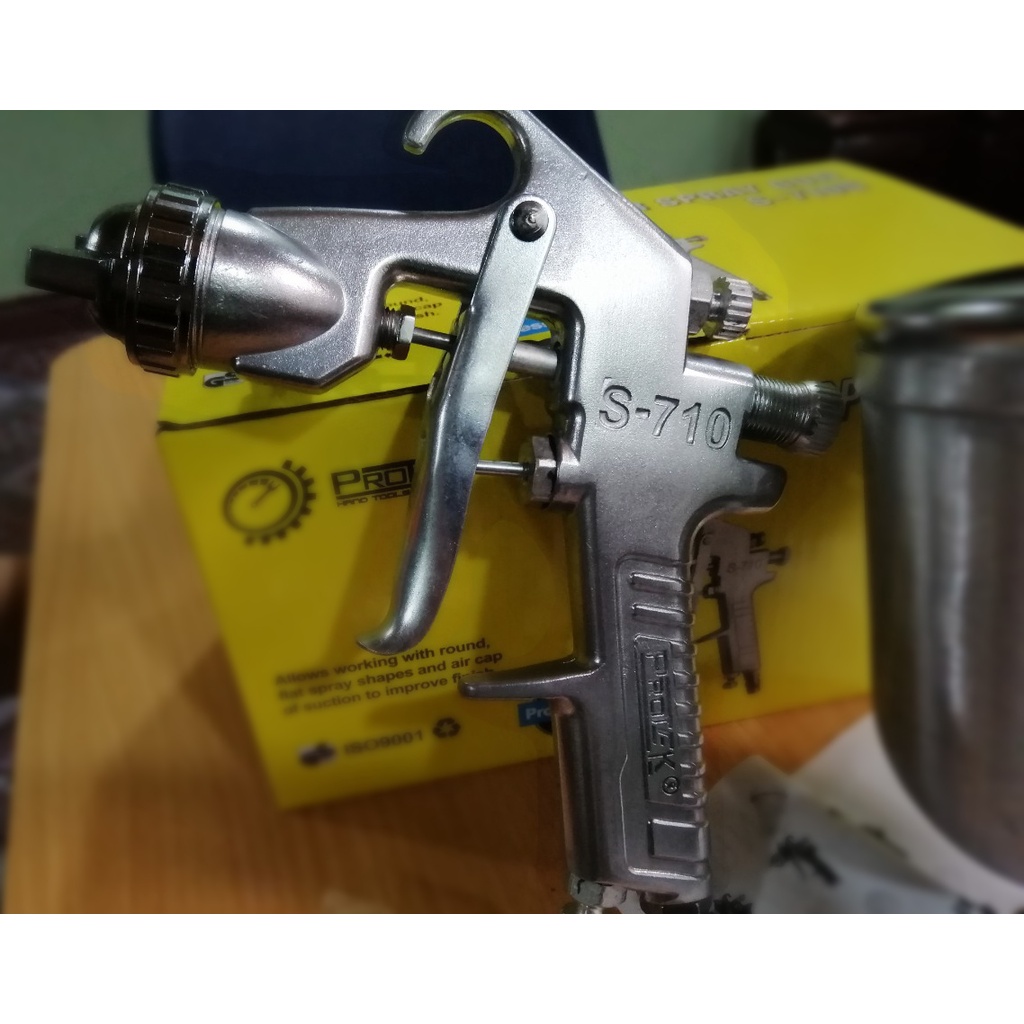 Súng phun sơn F710 Protek CHÍNH HÃNG SƠN XE MÁY, Ô TÔ, ĐỒ GỖ, ĐỒ MỸ NGHỆ, NỘI THẤT