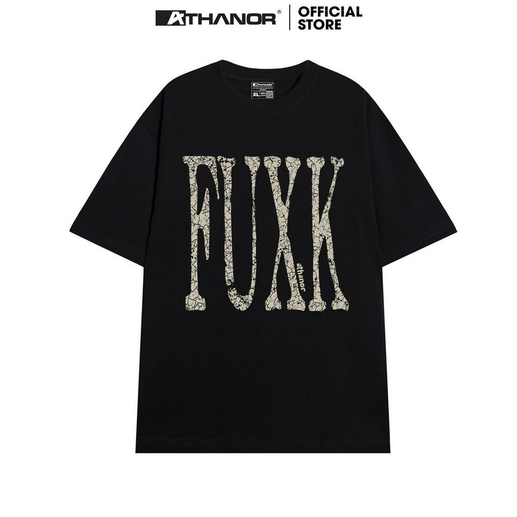 Áo thun local brand ATHANOR unisex oversize nam nữ form rộng cotton mẫu FUXK