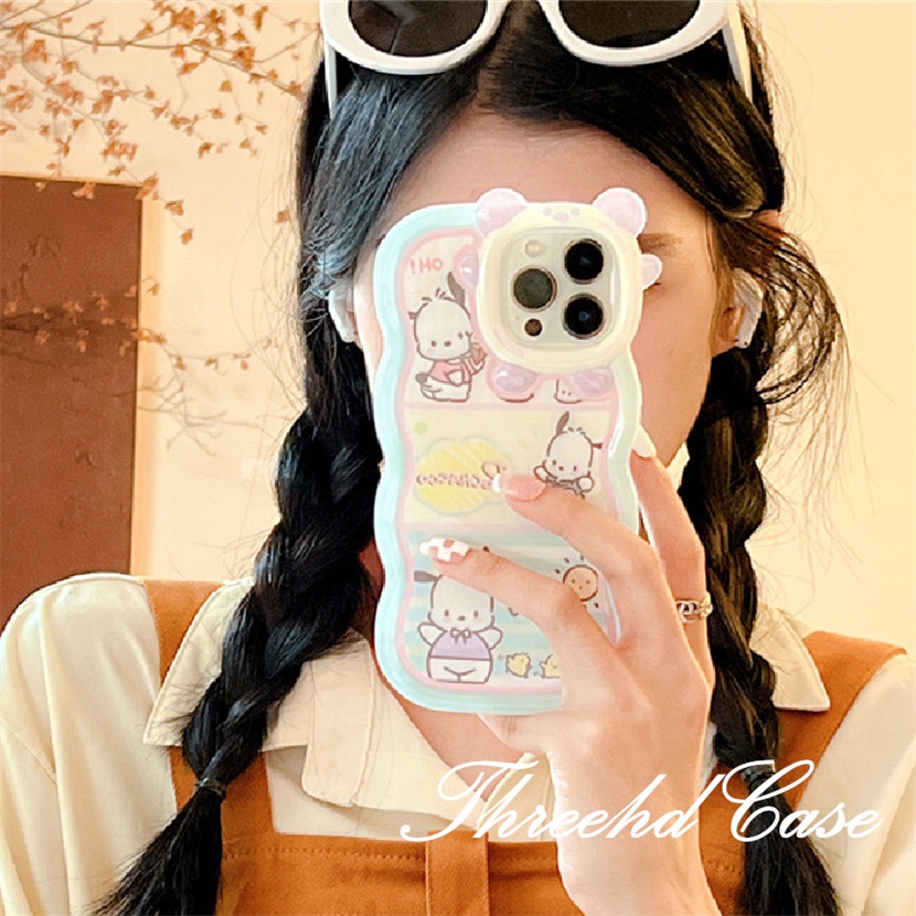 Ốp Điện Thoại Chống Sốc Họa Tiết Hoạt Hình Cho iPhone 13 12 11 Pro Max XR Xs Max