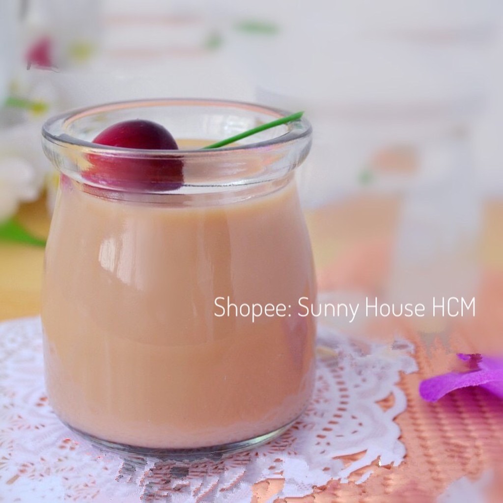 Hũ Thủy Tinh Có Nắp 200ml (Loại Siêu Dày Chất Lượng) Làm Sữa Chua, Váng Sữa, Bánh Flan,... | BigBuy360 - bigbuy360.vn