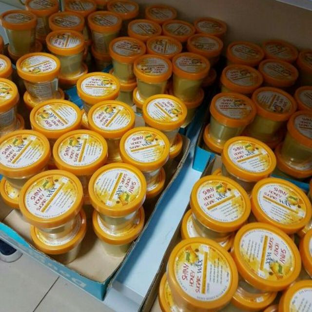 Sáp wax mật ong nguyên chất tặng kèm giấy wax và 2 que gỗ