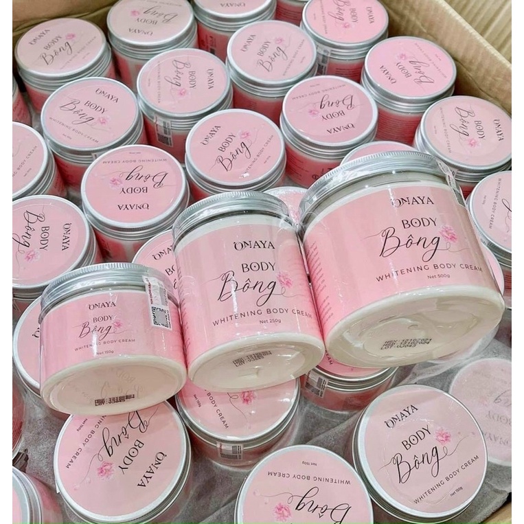 Kem body Bông dưỡng trắng da ONAYA