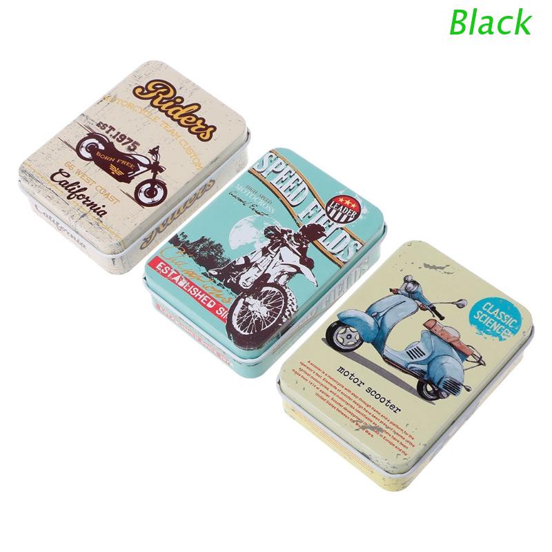 Hộp thiếc mini màu nhiều màu tùy chọn đa năng dùng đựng kẹo / trang sức / tiền xu / tai nghe