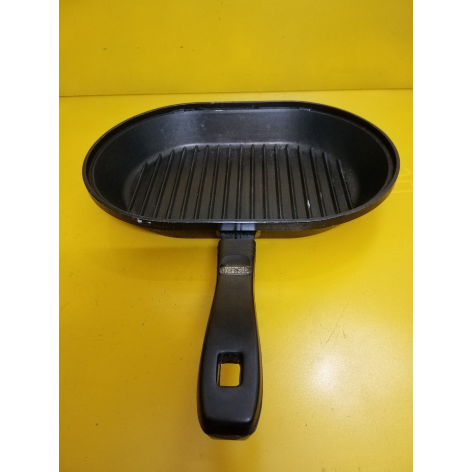 Chảo nướng chống dính nội địa Nhật, size 23*33cm, cao 5cm (mã 784), Dùng được bếp từ