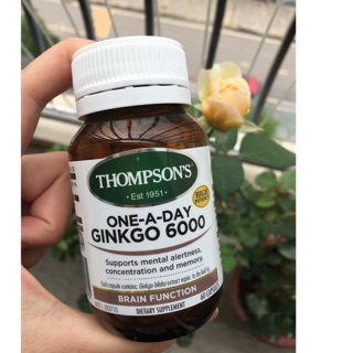 [bill Chemist] Viên uống bổ não ginkgo biloba của Thompson’s