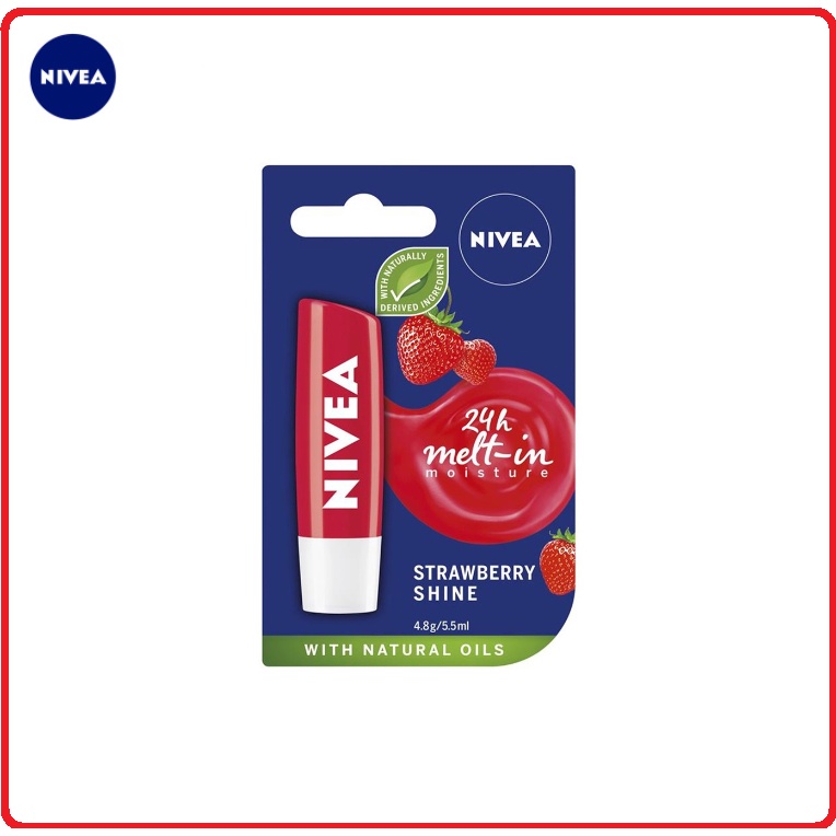 Son Dưỡng Ẩm NIVEA Giúp Cải Thiện Làn Môi Tươi Tắn (4.8g)