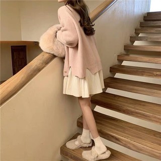 SET ÁO CADIGAN VÁY TRẮNG TIỂU THƯ