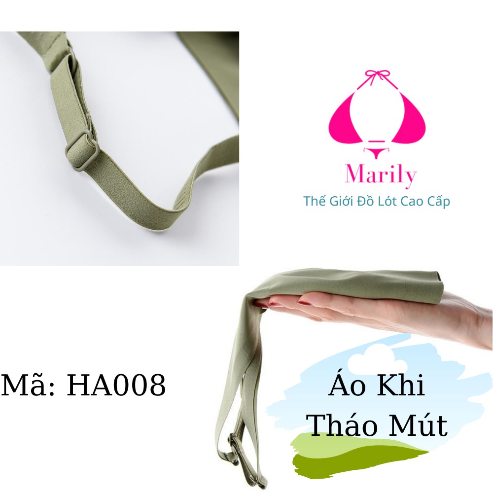 Áo Lót Đúc Su Đệm Mỏng, Áo Ngực Không Gọng Su Đúc Mát Mặc Mùa Hè HA008 Hàng Cao Cấp Marily, Chính Hãng Có S40