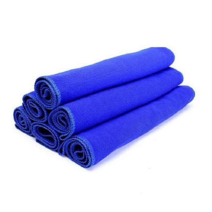 Khăn lau ô tô, lau khô, chống xước xe vải coton nhanh khô siêu mịn