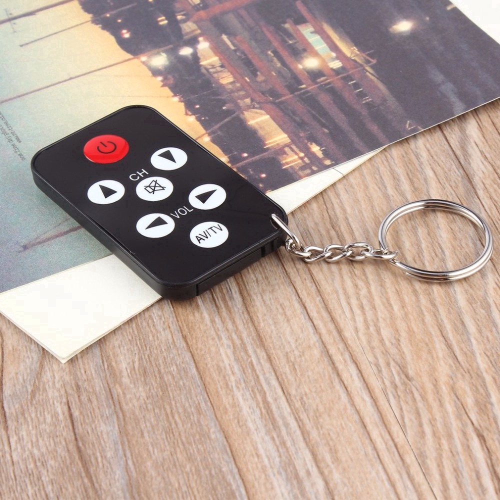 Universal 433mhz Mini TV Remote Control Keychain Battery For Philips Sony