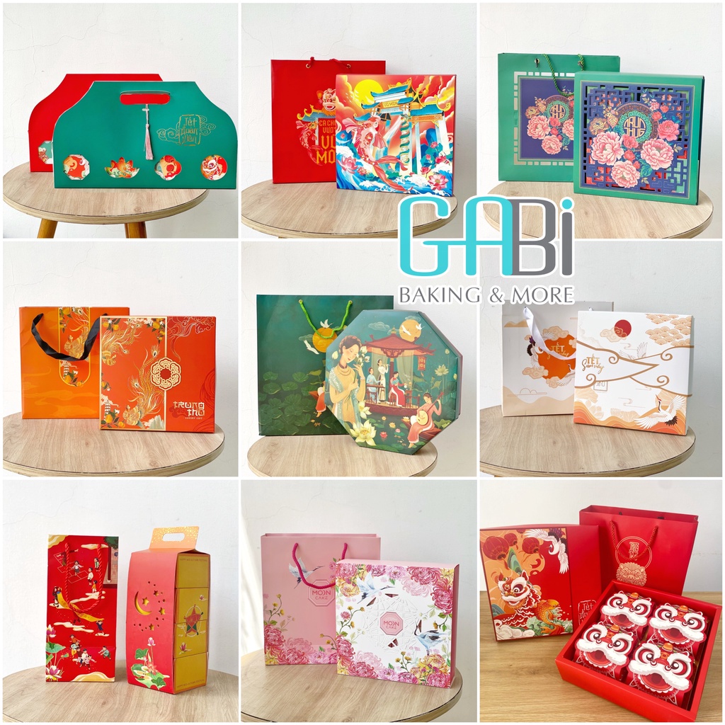Hộp đựng 4 bánh trung thu 150-200g