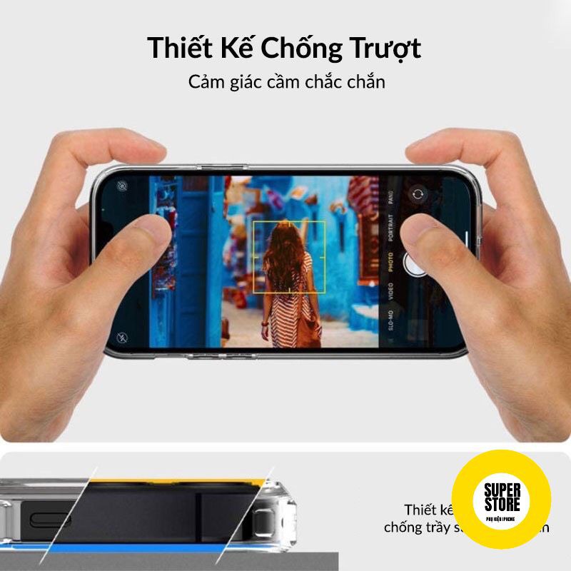 Ốp lưng TRONG SUỐT, chống ố vàng dành cho iphone 6/6plus/6s/6splus/7/7plus/8/8plus/x/xs/11/12/pro/max/plus/promax