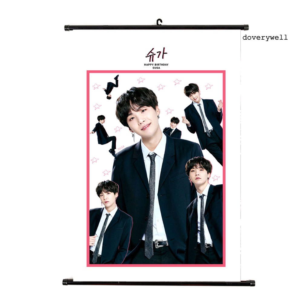 Poster Treo Tường Hình Nhóm Nhạc Bts 2019 Jungkook Suga Jimin