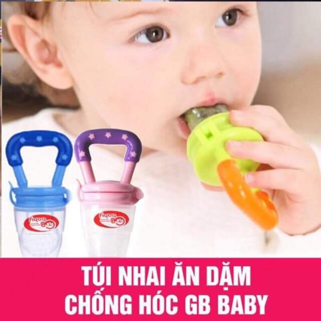 Túi nhai ăn dặm chống hóc cho bé GB Baby Hàn Quốc - AD8