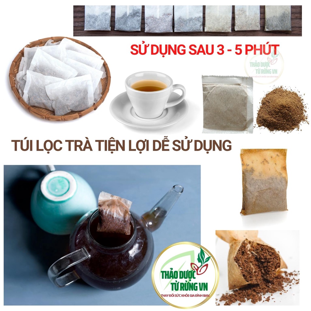 Trà Thìa Canh Thái Hưng Khắc Tinh Của Tiểu Đường 25 Túi Lọc 125g Thảo Dược Từ Rừng VN