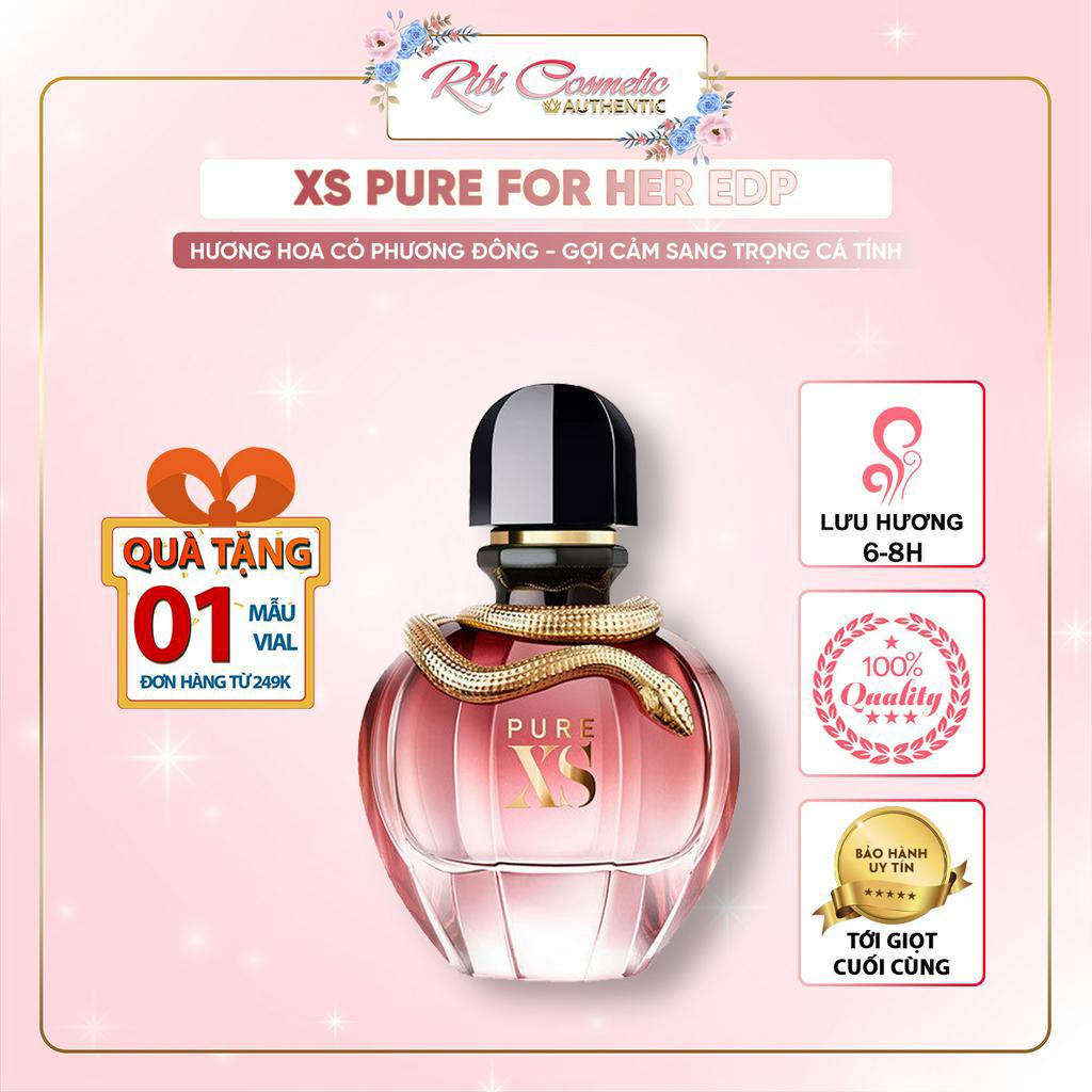 Nước Hoa Nữ Paco Rabanne Xs Pure Her - Ngọt Ngào Như Đôi Môi Em Khiêu Khích Gợi Cảm Tinh Tế Ribicosmetics