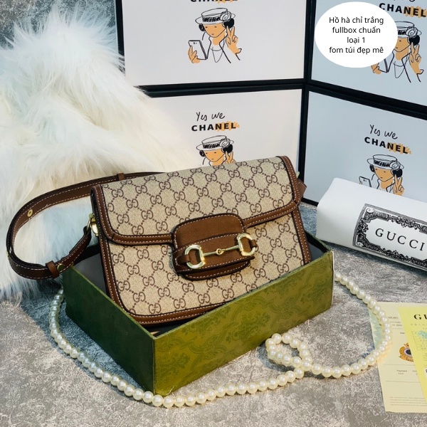 [ Fullbox] Túi Xách Hà Hồ Kẹp Nách size 25 cao cấp lót nhung chuẩn xịn- saoshop helobaby