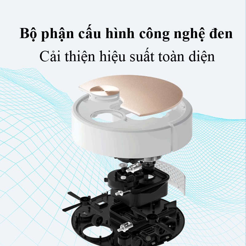 Robot Hút Bụi Lau Nhà máy hút bụi tự động ES06 Điều Khiển Qua App Hút Sạch Mọi Ngóc Ngách Trong Nhà Bảo Hành 100 Ngày