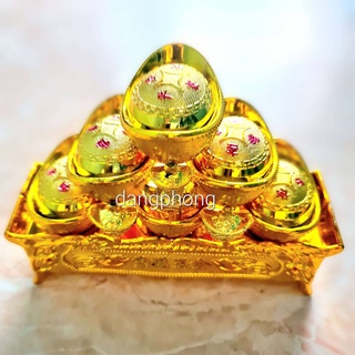 Khay 6 thỏi vàng trưng bàn thờ thần tài,thổ địa