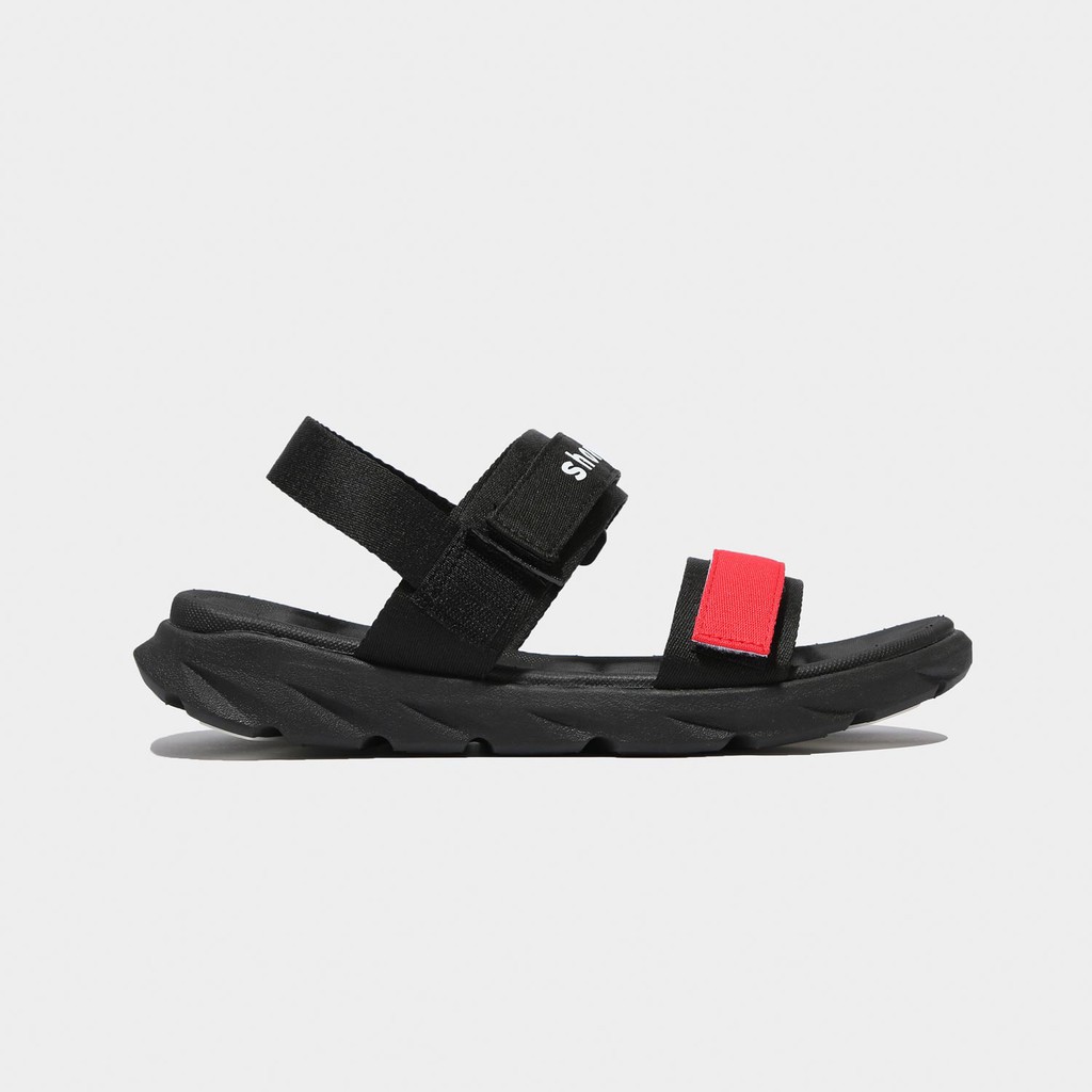 Giày Sandal Shondo Shat F6 Sport màu đen đỏ quai ngang Chính Hãng 100%