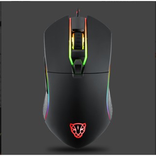 Chuột game thủ có dây Motospeed V30 đèn LED RBG màu Đen