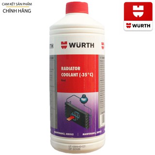 Làm Mát Động Cơ Chống Đông Chống Ăn Mòn Wurth Radiator Coolant 1L