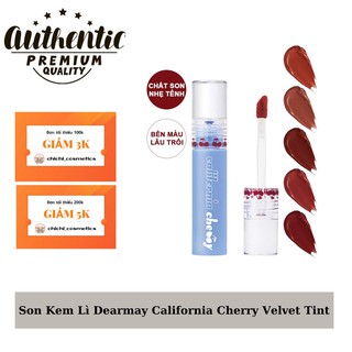 Son Kem Lì Dearmay California Cherry Velvet Tint