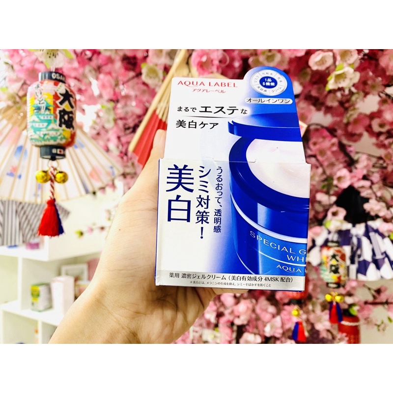 Kem dưỡng trắng da 5in1 Shiseido Aqualabel