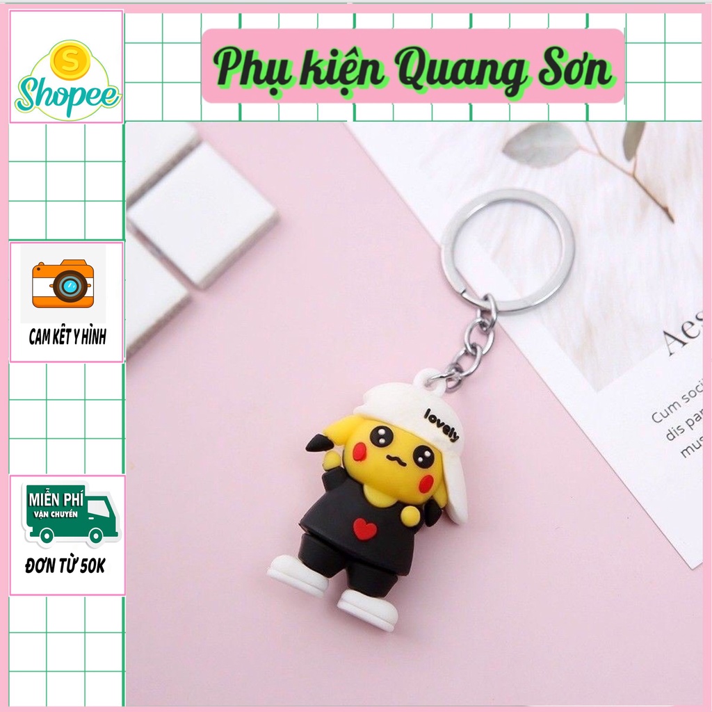 Móc Khoá Picachu Vui Nhộn Siêu Xinh