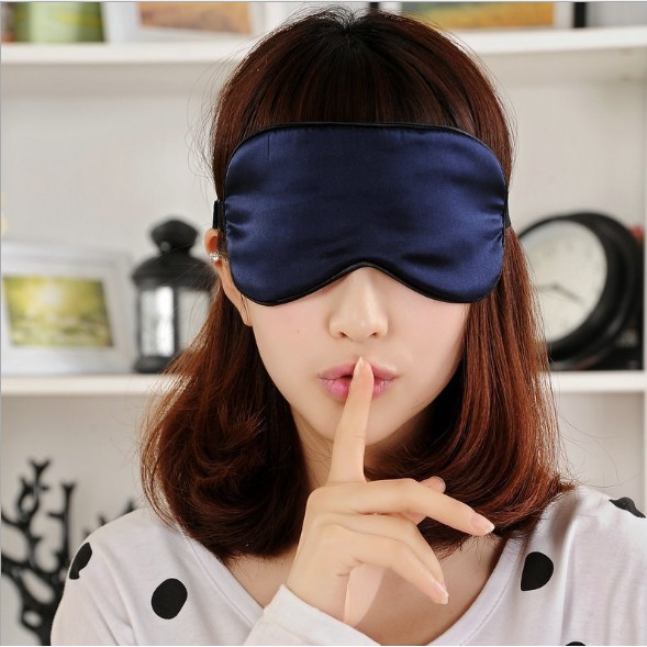 Bịt mắt ngủ, che mắt ngủ tơ tằm cao cấp Senkai