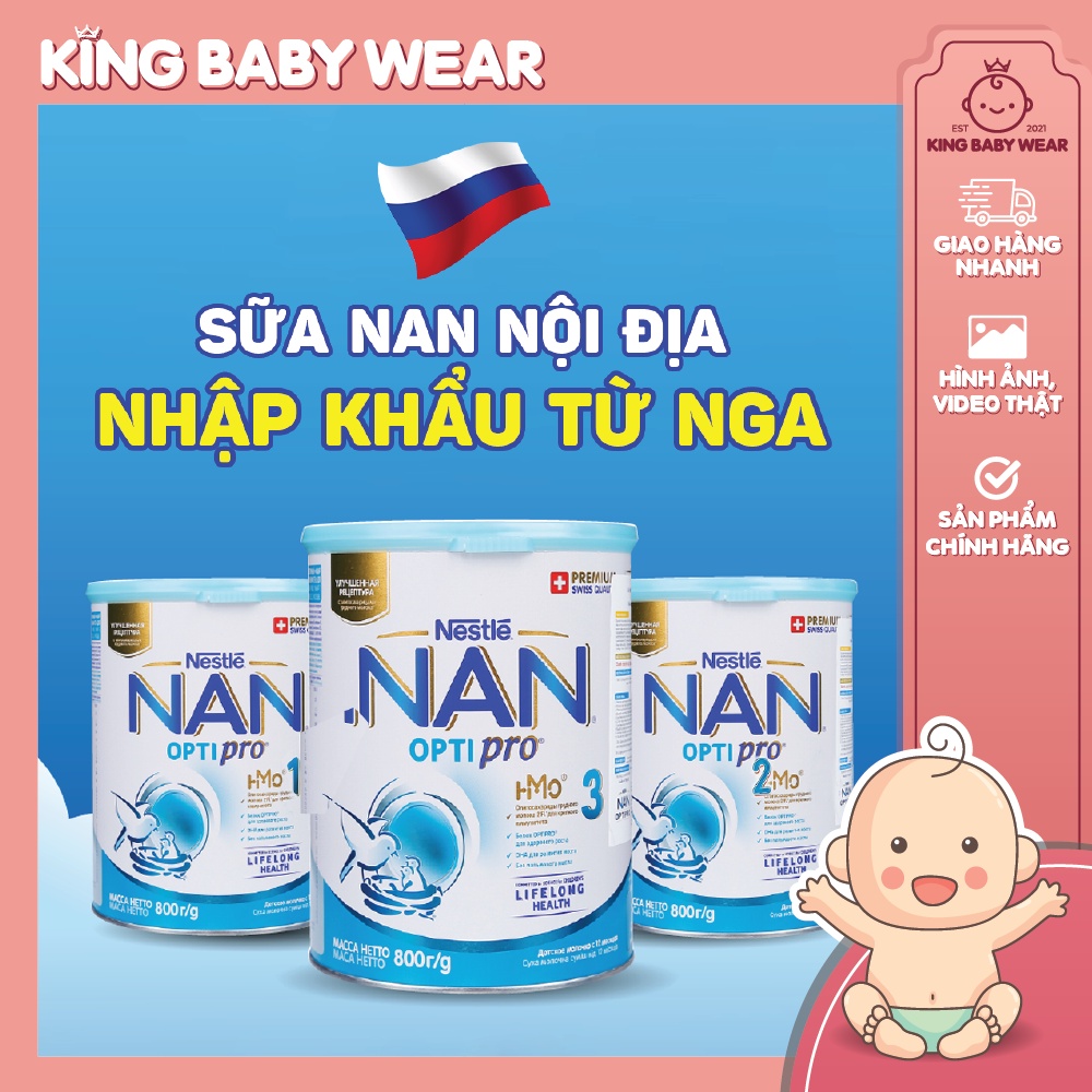 SỮA NAN NGA ĐỦ SỐ 1,2,3,4 800G (DATE 2023)