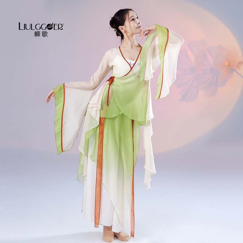 Bộ Trang Phục Biểu Diễn Múa Truyền Thống Trung Hoa Cổ Điển