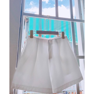 Quần Short Nữ Lưng Cao Ống Rộng VINTAGE